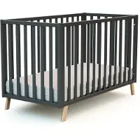 AT4 Confort Babybed 60 X 120 Cm Grafietgrijs | Maat: 60x120 cm