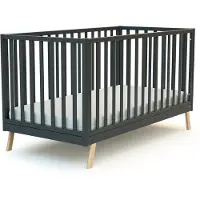 AT4 Confort Babybed 70 X 140 Cm - Antraciet