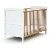 AT4 Babybed Essential Beuken Wit Met Beuken 60 X 120 Cm | Maat: 60x120 cm
