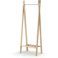 Fun Houten Kledingrek 50 X 30 X 130 Cm - Beige