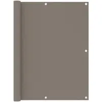 vidaXL Balkonscherm 120x300 cm oxford stof taupe