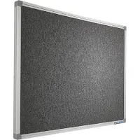 OEM "Prikbord "Accent", SL16 profiel AK019" Donker grijs 90x180cm
