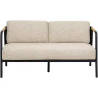 Apple Bee Elle Lounge 2-zitsbank aluminium/olefine