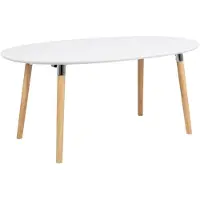 Ebuy24 Belize eettafel wit hout.