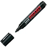 Uni-Ball Markeerstiften Uni-Ball Prockey PM-122 Zwart (12 Stuks)