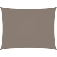 vidaXL Zonnescherm rechthoekig 5x7 m oxford stof taupe