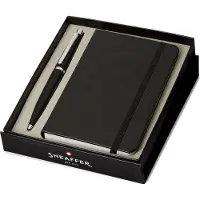 Sheaffer balpen giftset - VFM/G9405 - matt black nickel plated - met A6 notebook - SF-G2940551-4