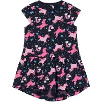 Name it Vigga Capsl Short Sleeve Short Dress Blauw 18 Months Meisje