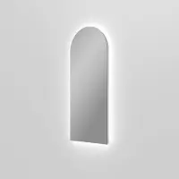 Balmani Giro Arco rondboog badkamerspiegel 42 x 100 cm met spiegelverlichting & anti-damp