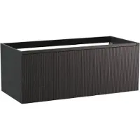 Balmani Fila by Mitra zwevende wastafelonderkast 120 x 55 cm fineer zwarte eik 2 lades