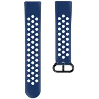 Hama Sports Wrist Strap for Fitbit Charge 5, dark blue/grey
