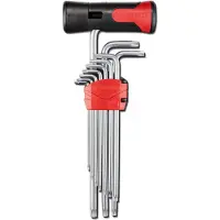 Parkside Torx sleutel set - Torx T-greep 11-delig - In opklapbare kunststof houder