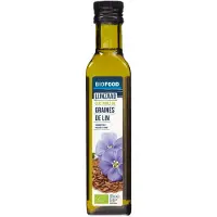 Damhert 3x Biofood Lijnzaadolie Koudgeperst Biologisch 250 Ml