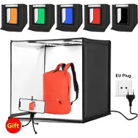 Puluz Professionele Foto Studio - Foto Box - Foto Studio met LED - 60 x 60 x 60 cm - LED - 6 kleuren -