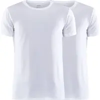 Craft CORE DRY TEE MULTI 2-PACK M Heren Thermoshirt - Wit