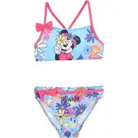 Disney Minnie Mouse Bikini - Flowers - Blauw - Maat 104 - Tot 4 jaar