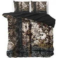 Dreamhouse Dekbedovertrek Aluna Brown Satijn-200 x 200 / 220 cm | 2-Persoons