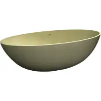 Best design Vrijstaand bad New Stone Sand 180x85x52cm Solid Surface