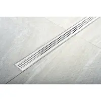 Sapho Indy douchegoot met RVS superflow rooster 90cm