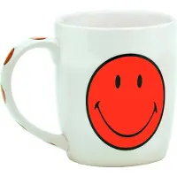 Zak!Designs Porseleinen Drinkbeker - - Smiley - 350 ml