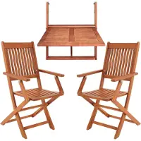 Casaria Tuinset 3-delig Acaciahout FSC-gecertificeerd