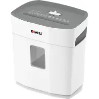 Dahle Papiervernietiger PaperSAFE 100, deeltjes snijden 5 x 18 mm, P-4, 12 l, 5 vel snijcapaciteit, grijs