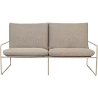 Ferm Living Tuinbank Desert 2-Seater Dolce Cashmere / Dark Sand