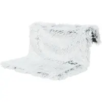 Trixie - Kattenmand - Radiator Hangmat Harvey - Langhaar Pluche/Velours - Wit Zwart - 45X31X26 CM