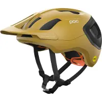 POC Axion Race MIPS Helm Mat Donkergeel, Maat XS