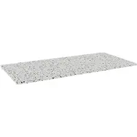 Balmani Stretto enkel of dubbel tablet Bianco Nero terrazzo 120 x 55 cm