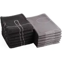 DoubleDry Theedoeken en keukendoeken set 12 stuks 100% katoen hoge