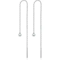 Cilla Jewels Zilverkleurige Dames Ketting Oorbellen met Bal