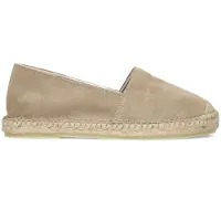Manfield Beige suède espadrilles | Maat 39