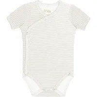 Little Indians Romper Korte Mouw - Small Grey Stripe