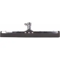 Benson Metaal vloertrekker - dubbel zwart rubber - 35 cm breed - veelzijdig en duurzaam