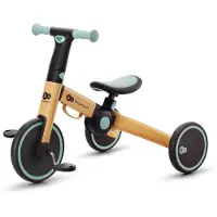 Kinderkraft 4TRIKE 3-in-1 Driewieler - Voor Kinderen vanaf 1 Jaar - Verstelbaar Zadel, EVA Wielen, Lichtgewicht en Opvouwbaar - Blauw