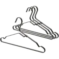 Brabantia Kledinghangers - set van 4 - Zwart
