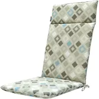 Madison Tuinkussen Grids Natural Hoge Rug