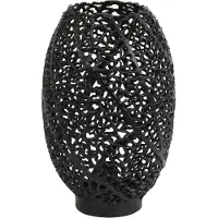 Light & Living Design tafellamp Sinula Ø 24cm - zwart