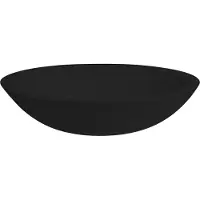 Best design Solid waskom 52x38x14cm met klikwaste solid surface zwart