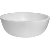Best design New Stone waskom 42x15x1.7cm met klikwaste solid surface hoogglans wit