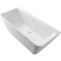 Best design Ligbad Silmo Vrijstaand Wandmodel 180x80x60cm Acryl