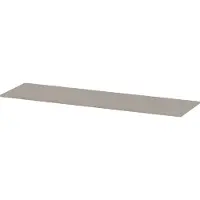 Ink Topdeck 45 Topblad T.b.v. Onderkast - 160x45x1,6cm - MDF - Mat Kasjmier Grijs - Badkamermeubels, Wastafelbladen - 8718835148300