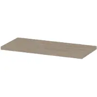 Ink Topdeck 45 Topblad T.b.v. Onderkast - 100x45x3,5cm - MFC - Ivoor Eiken - Badkamermeubels, Wastafelbladen - 8718835156596