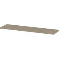 Ink Topdeck 45 Topblad T.b.v. Onderkast - 180x45x3,5cm - MFC - Ivoor Eiken - Badkamermeubels, Wastafelbladen - 8718835156633