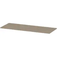 Ink Topdeck 45 Topblad T.b.v. Onderkast - 120x45x1,6cm - MFC - Ivoor Eiken - Badkamermeubels, Wastafelbladen - 8718835156473