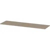 Ink Topdeck 45 Topblad T.b.v. Onderkast - 160x45x1,6cm - MFC - Ivoor Eiken - Badkamermeubels, Wastafelbladen - 8718835156497