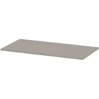 Ink Topdeck 45 Topblad T.b.v. Onderkast - 90x45x1,6cm - MDF - Mat Kasjmier Grijs - Badkamermeubels, Wastafelbladen - 8718835148355