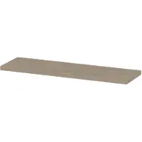 Ink Topdeck 45 Topblad T.b.v. Onderkast - 120x45x3,5cm - MFC - Ivoor Eiken - Badkamermeubels, Wastafelbladen - 8718835156602