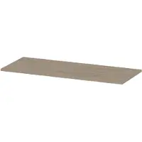 Ink Topdeck 45 Topblad T.b.v. Onderkast - 100x45x1,6cm - MFC - Ivoor Eiken - Badkamermeubels, Wastafelbladen - 8718835156466